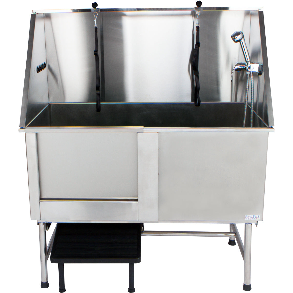 Stainless steel outlet dog bath