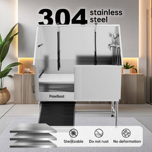 Load image into Gallery viewer, 50&quot; Stainless Steel Dog Grooming Tub -Free shipping
