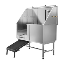 Load image into Gallery viewer, 50&quot; Stainless Steel Dog Grooming Tub -Free shipping

