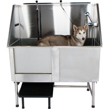 Load image into Gallery viewer, 50&quot; Stainless Steel Dog Grooming Tub -Free shipping
